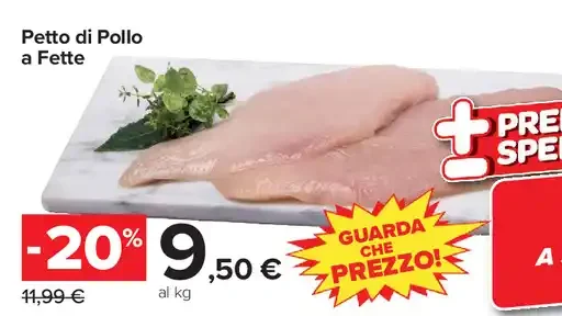 Petto di pollo a fette