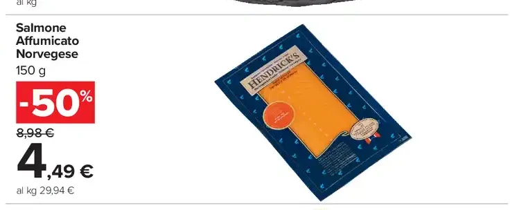 Salmone Affumicato Norvegese