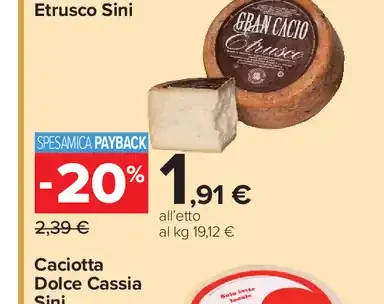 Gran Cacio Etrusco Sini