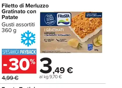 Filetto di Merluzzo Gratinato