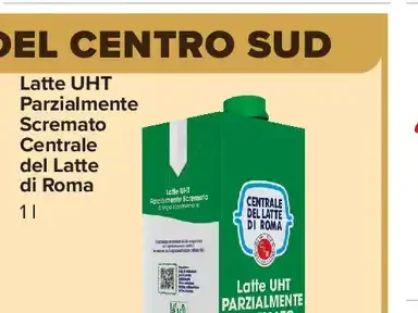 Latte UHT parzialmente scremato