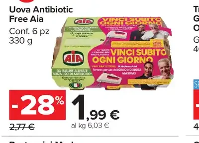 Uova Antibiotic Free