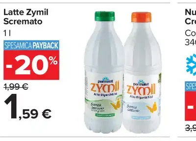 Latte Zymil scremato