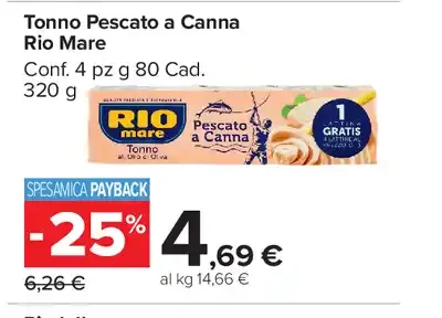 Tonno pescato a canna