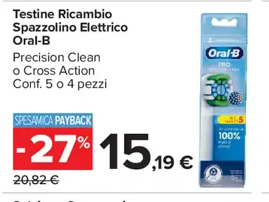 Testine Ricambio Spazzolino Elettrico Oral-B