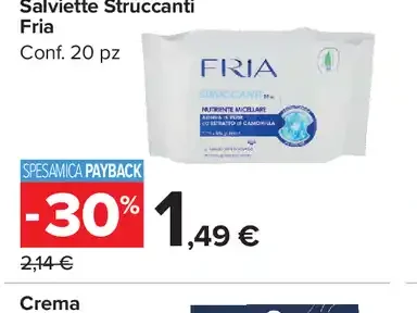 Salviette Struccanti Fria