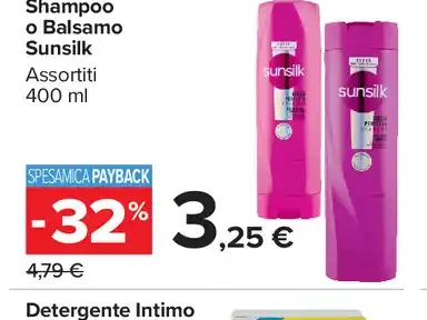 Shampoo o Balsamo Sunsilk