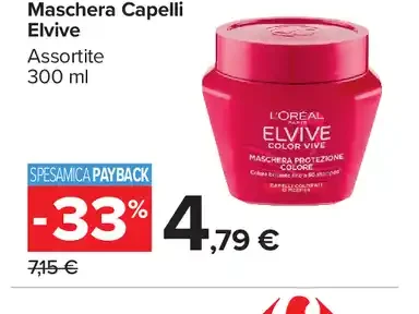 Maschera Capelli Elvive
