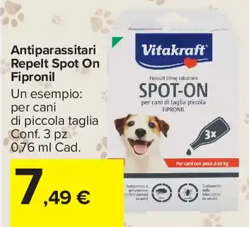 Antiparassitari Repel Spot On Fipronil