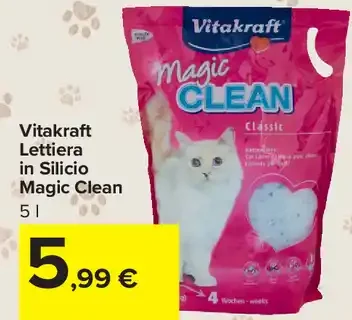 Lettiera in Silicio Magic Clean