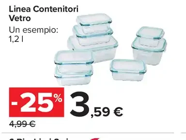 Linea Contenitori Vetro