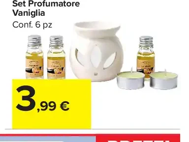 Set Profumatore Vaniglia
