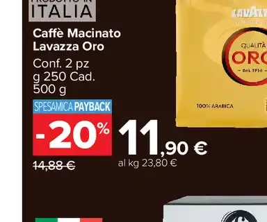 Caffè Macinato Lavazza Oro