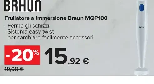 Frullatore a Immersione Braun MQP100