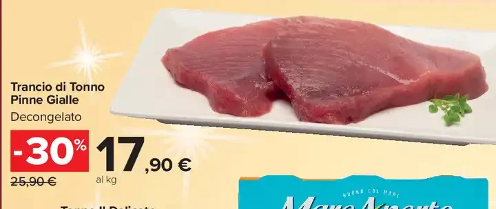Trancio di tonno pinne gialle
