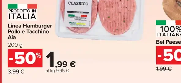 Hamburger pollo e tacchino