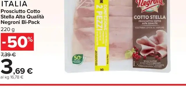 Prosciutto cotto
