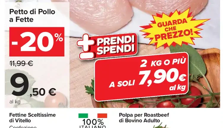 Petto di pollo a fette