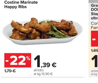 Costine Marinate Happy Ribs
