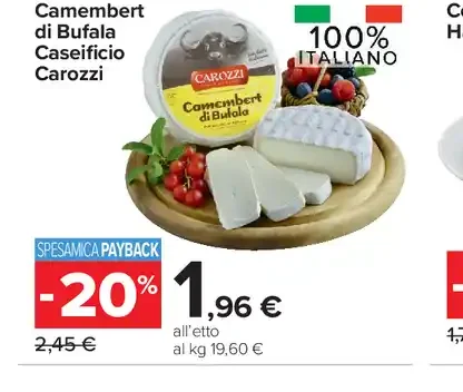 Camembert di Bufala Caseificio Carozzi