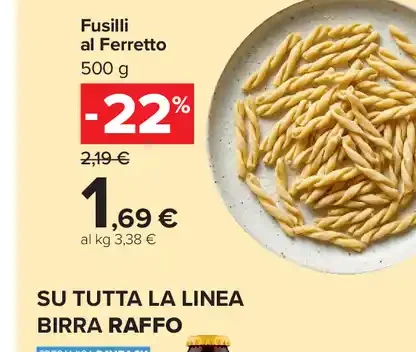 Fusilli al Ferretto