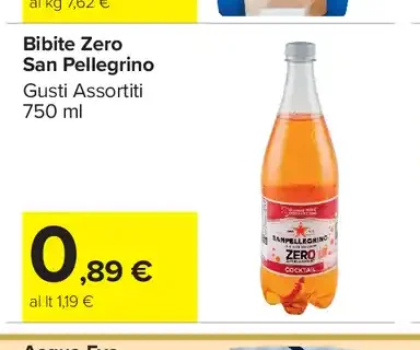 Bibite Zero San Pellegrino