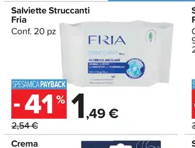 Salviette Struccanti Fria