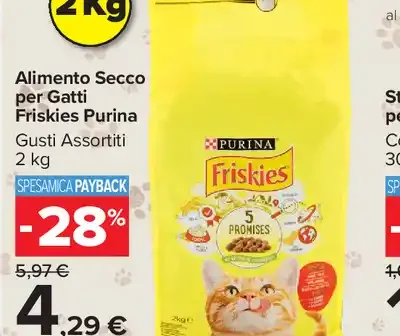 Alimento Secco per Gatti Friskies Purina