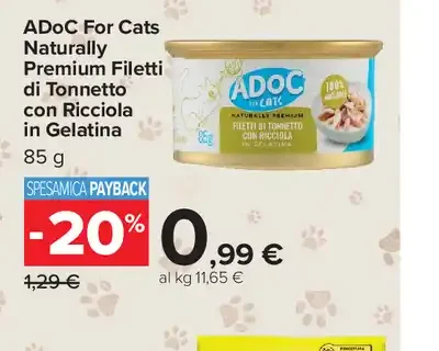 Alimento Umido per Gatti ADoC