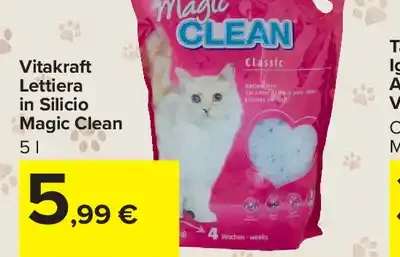 Lettiera in Silicio Magic Clean