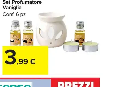 Set Profumatore Vaniglia
