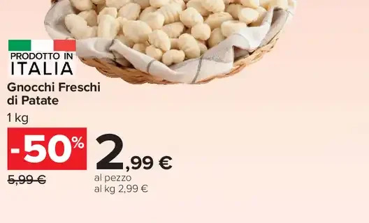 Gnocchi freschi di patate