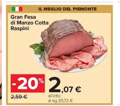 Gran Fesa di Manzo Cotta Raspini