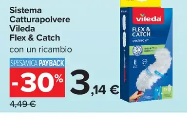 Sistema Catturapolvere Vileda Flex & Catch