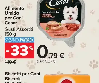 Alimento umido per cani Cesar