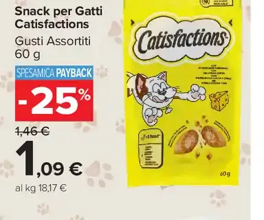 Snack per gatti Catisfactions