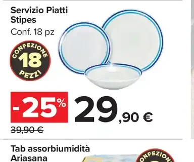 Servizio piatti Stipes
