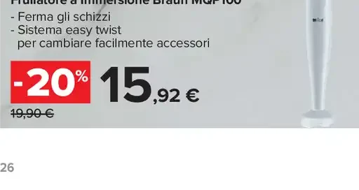 Frullatore a Immersione Braun MQP100