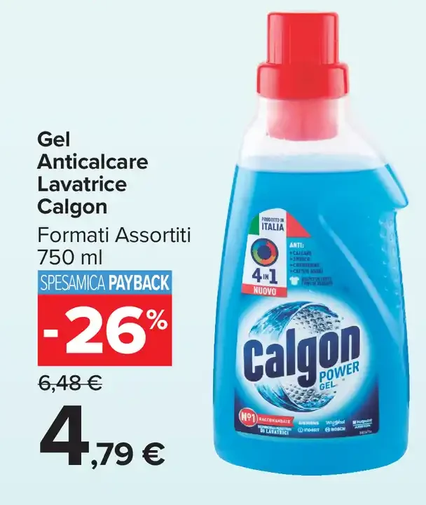Gel anticalcare lavatrice Calgon