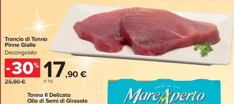 Trancio di tonno pinne gialle