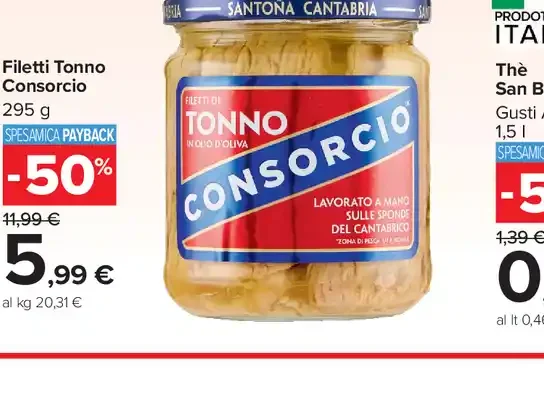 Filetti di tonno Consorcio