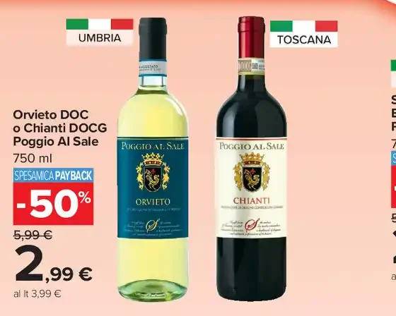 Orvieto DOC o Chianti DOCG Poggio al Sale