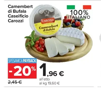 Camembert di Bufala Caseificio Carozzi