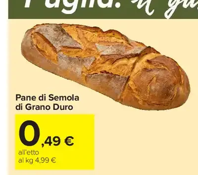 Pane di Semola di Grano Duro