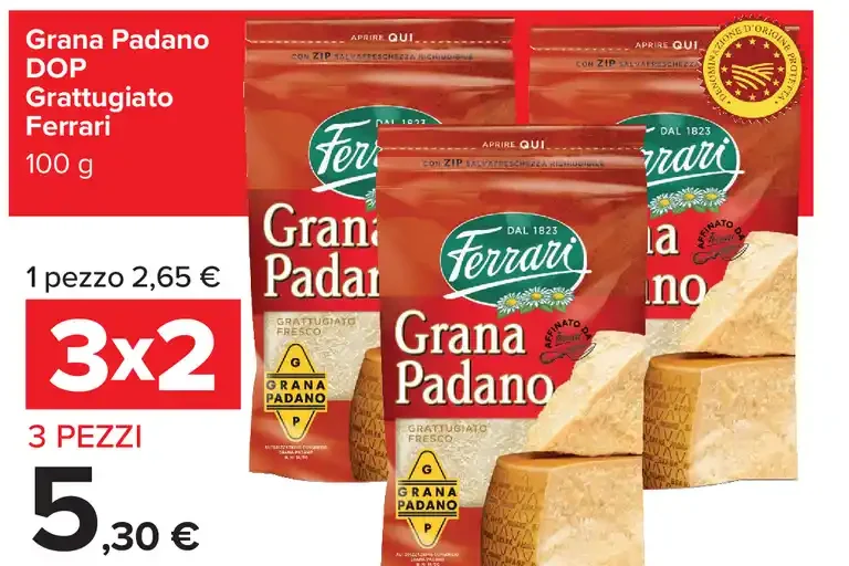Grana Padano DOP grattugiato