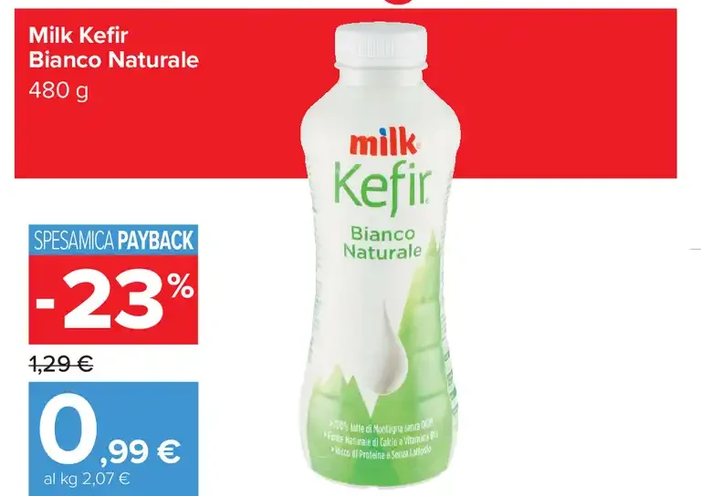 Milk Kefir bianco naturale