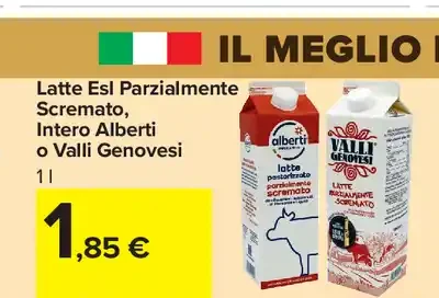 Latte parzialmente scremato