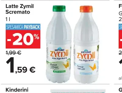 Latte Zymil scremato
