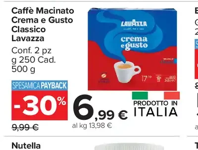 Caffè macinato crema e gusto