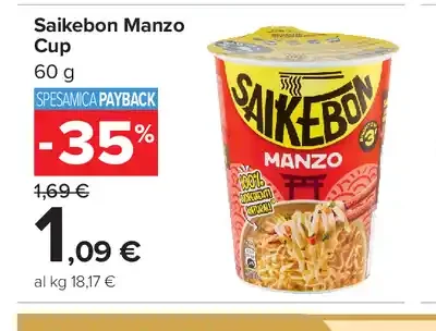 Cup noodles manzo